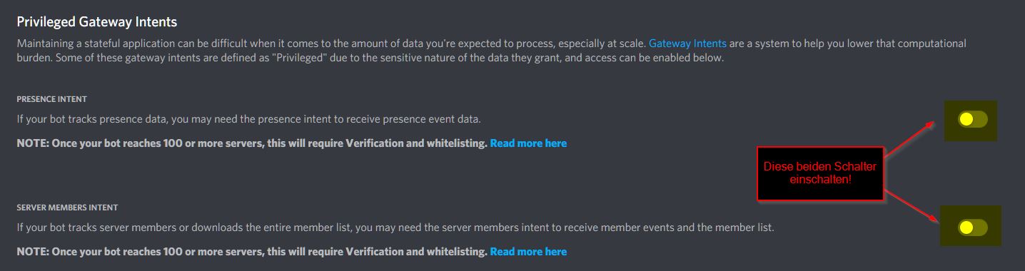 Discord Phantombot Privilegs