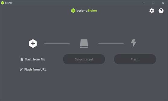balena Etcher Image RaspberryPi