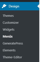 Icons in Wordpress Navigation