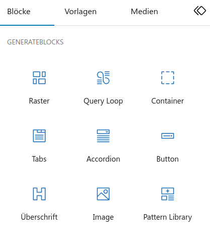 Review GenerateBlocks - Blöcke