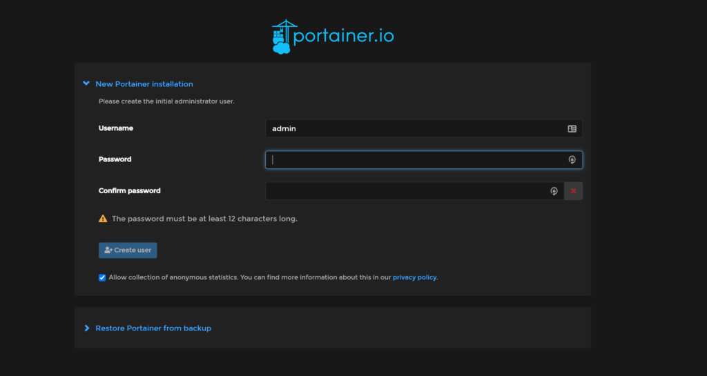 Raspberry Pi - Docker Portainer