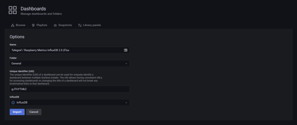 Raspberry Pi InfluxDB 2.x (FLUX) - Daten problemlos Mit Tele - Screenshot