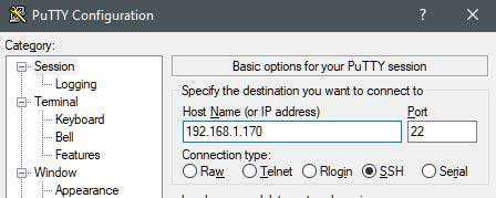 Einfache Raspberry Pi Installation - SSH Verbindung