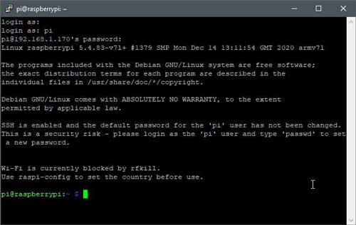 Einfache Raspberry Pi Installation - SSH Verbindung