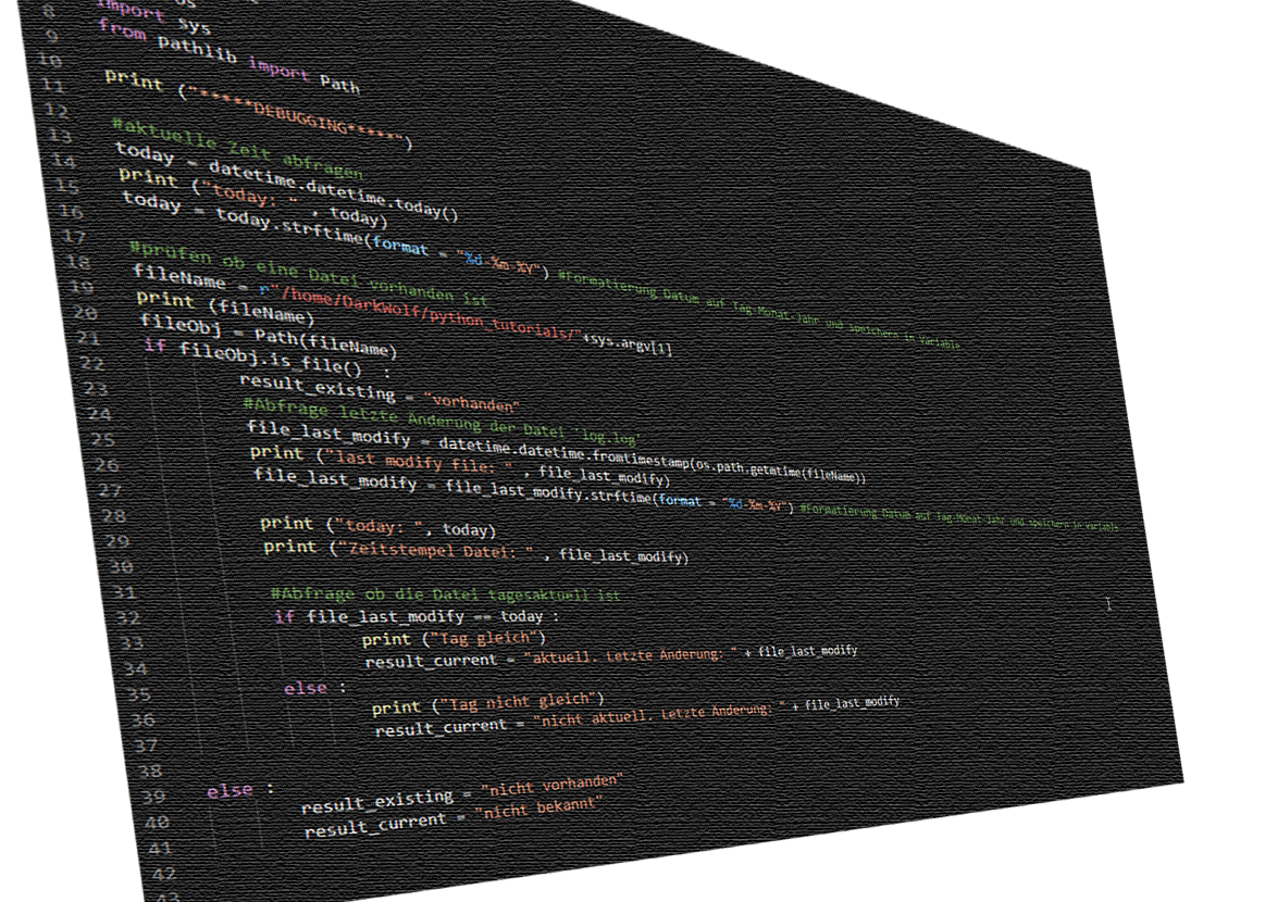 Python praktische Grundlagen auf dem Raspberry Pi - Code Beispiel