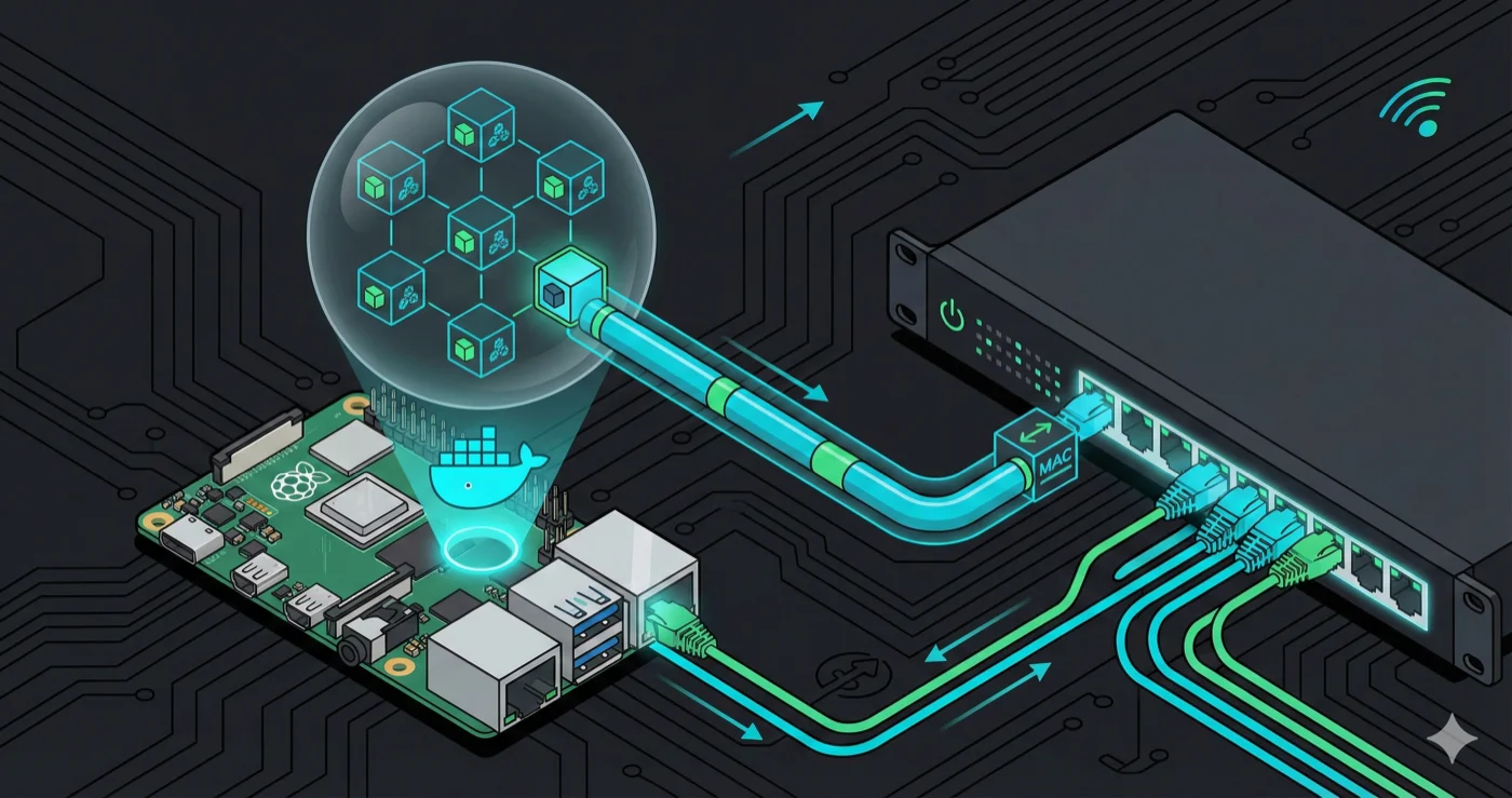 Docker Macvlan Netzwerk - Container mit eigener IP im LAN