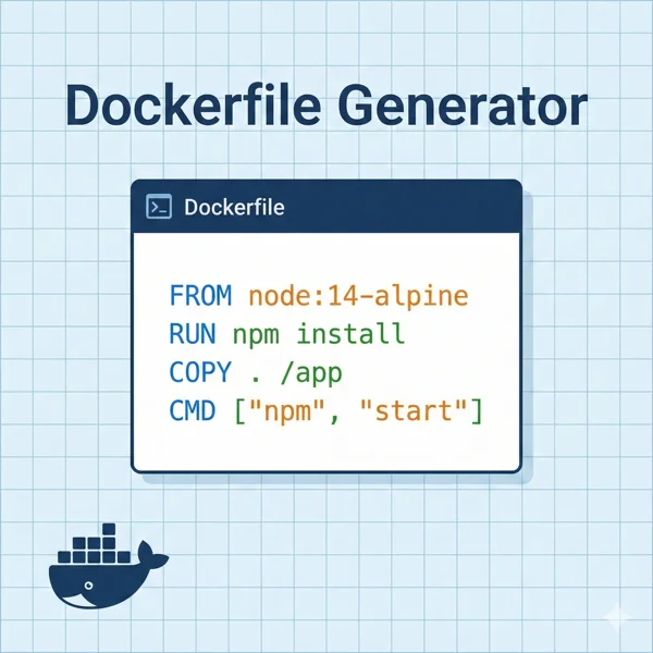Dockerfile Generator - Dockerfiles online erstellen