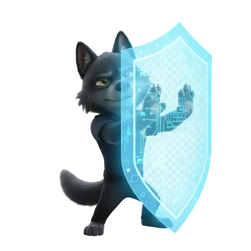 DarkWolf mit Schutzschild