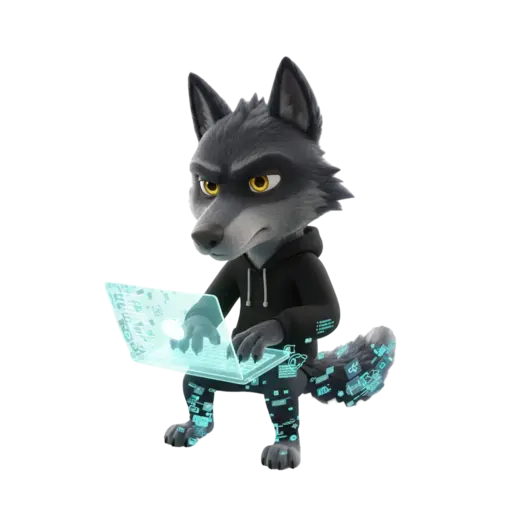 DarkWolf Maskottchen