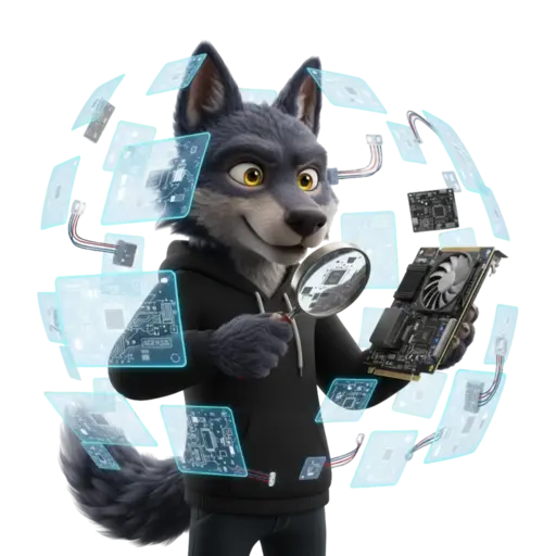 DarkWolf Maskottchen