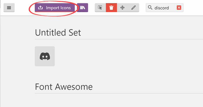 Speed Up Font Awesome - Import Icons